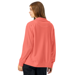 Womens track jacket - Coral Red