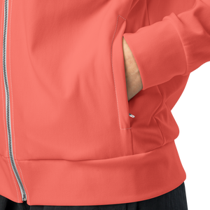 Womens track jacket - Coral Red