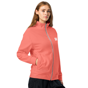 Womens track jacket - Coral Red