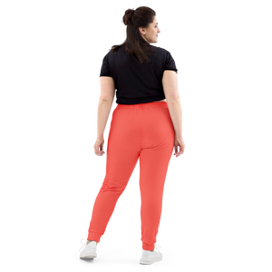 Women's Joggers - Coral Red