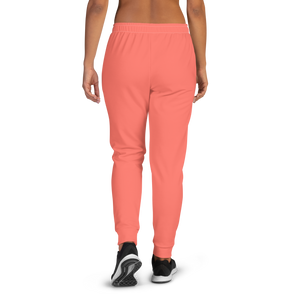 Women's Joggers - Coral Red