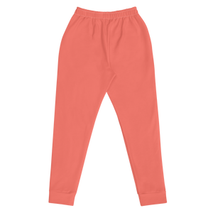 Women's Joggers - Coral Red