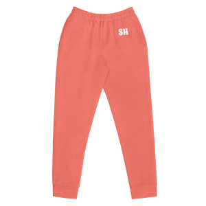 Women's Joggers - Coral Red