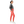 Women's Joggers - Coral Red