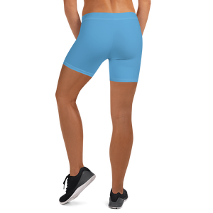Active Shorts für Damen – Ozeanblau