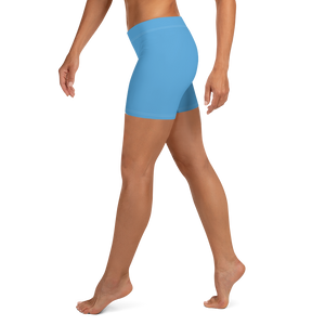 Active Shorts für Damen – Ozeanblau