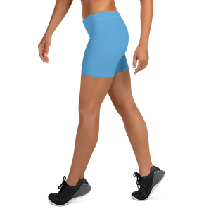 Active Shorts für Damen – Ozeanblau