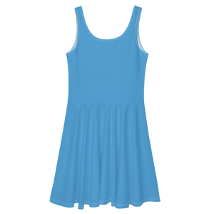 Vestido skater - Azul océano