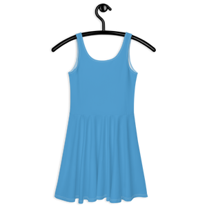 Vestido skater - Azul océano