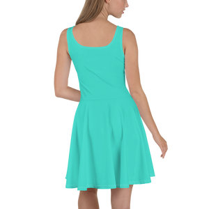 Skater Dress - Lagoon Turquoise