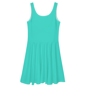 Skater Dress - Lagoon Turquoise