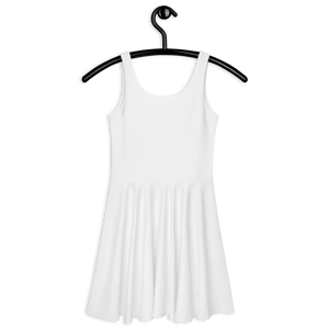 Vestido skater - Blanco concha