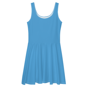 Vestido skater - Azul océano