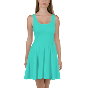 Skater Dress - Lagoon Turquoise