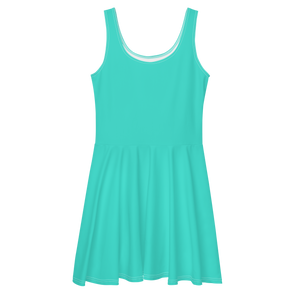 Skater Dress - Lagoon Turquoise