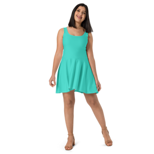 Skater Dress - Lagoon Turquoise