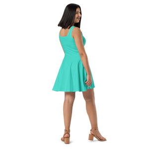Skater Dress - Lagoon Turquoise