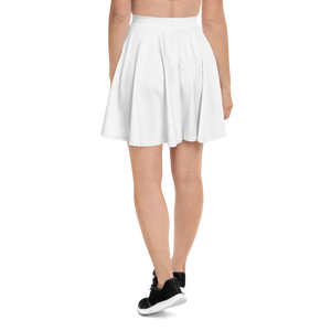 Falda skater - Blanco concha marina