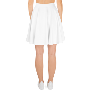 Falda skater - Blanco concha marina