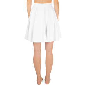 Falda skater - Blanco concha marina