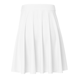 Falda skater - Blanco concha marina