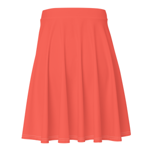 Falda skater - Rojo coral