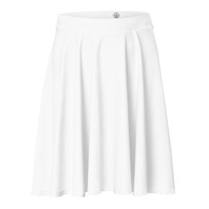 Falda skater - Blanco concha marina
