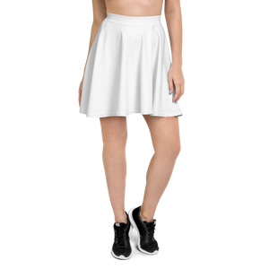 Falda skater - Blanco concha marina