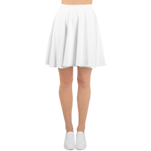 Falda skater - Blanco concha marina