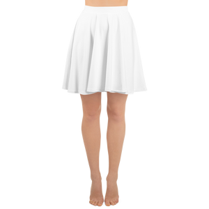 Falda skater - Blanco concha marina