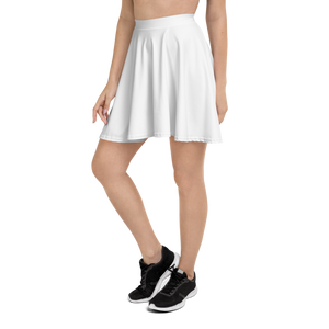 Falda skater - Blanco concha marina