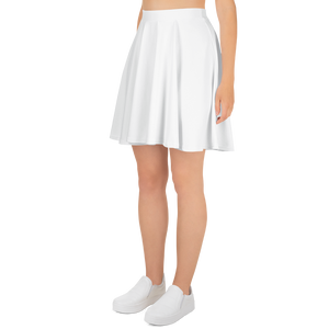 Falda skater - Blanco concha marina