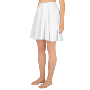 Falda skater - Blanco concha marina