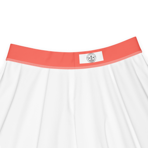 Falda skater - Rojo coral