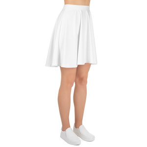 Falda skater - Blanco concha marina