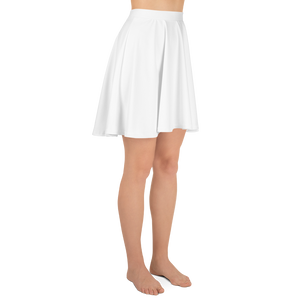 Falda skater - Blanco concha marina