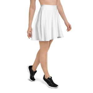 Falda skater - Blanco concha marina