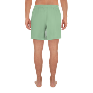 Men's Recycled Athletic Shorts - Palm Green