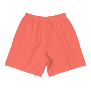 Men's Recycled Athletic Shorts - Coral Red