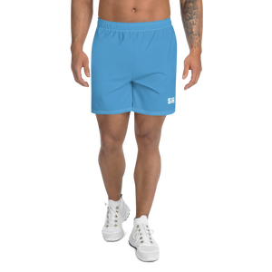 Men's Recycled Athletic Shorts - Ocean Blue