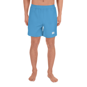 Men's Recycled Athletic Shorts - Ocean Blue