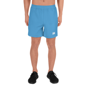 Men's Recycled Athletic Shorts - Ocean Blue