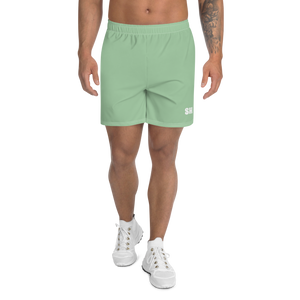 Men's Recycled Athletic Shorts - Palm Green