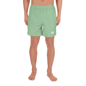 Men's Recycled Athletic Shorts - Palm Green
