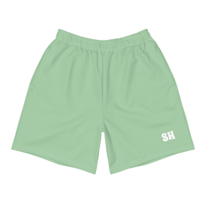 Men's Recycled Athletic Shorts - Palm Green