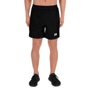Shorts deportivos reciclados para hombre - Negro