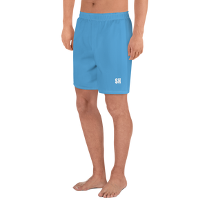 Men's Recycled Athletic Shorts - Ocean Blue