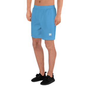Men's Recycled Athletic Shorts - Ocean Blue