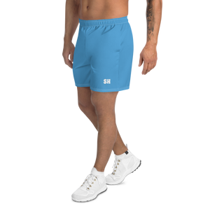 Men's Recycled Athletic Shorts - Ocean Blue