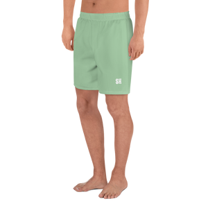 Men's Recycled Athletic Shorts - Palm Green